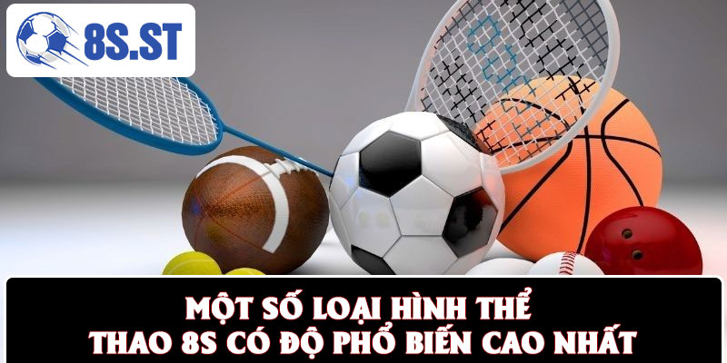 Một số loại hình thể thao 8S có độ phổ biến cao nhất